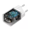 Cargador de interior Baseus Super Si blanco carga rápida 12V 1xUSB-C