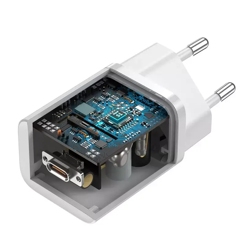 Cargador de interior Baseus Super Si blanco carga rápida 12V 1xUSB-C