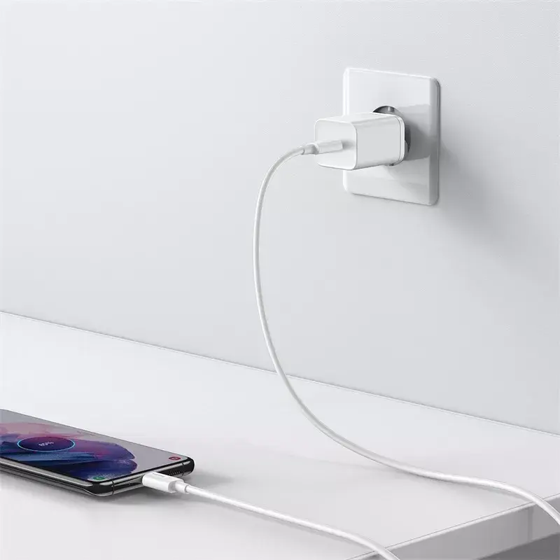 Cargador de interior Baseus Super Si blanco carga rápida 12V 1xUSB-C