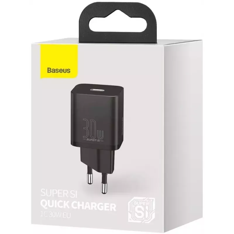 Cargador para dispositivos móviles Baseus CCSUPJ01 universal negro carga rápida