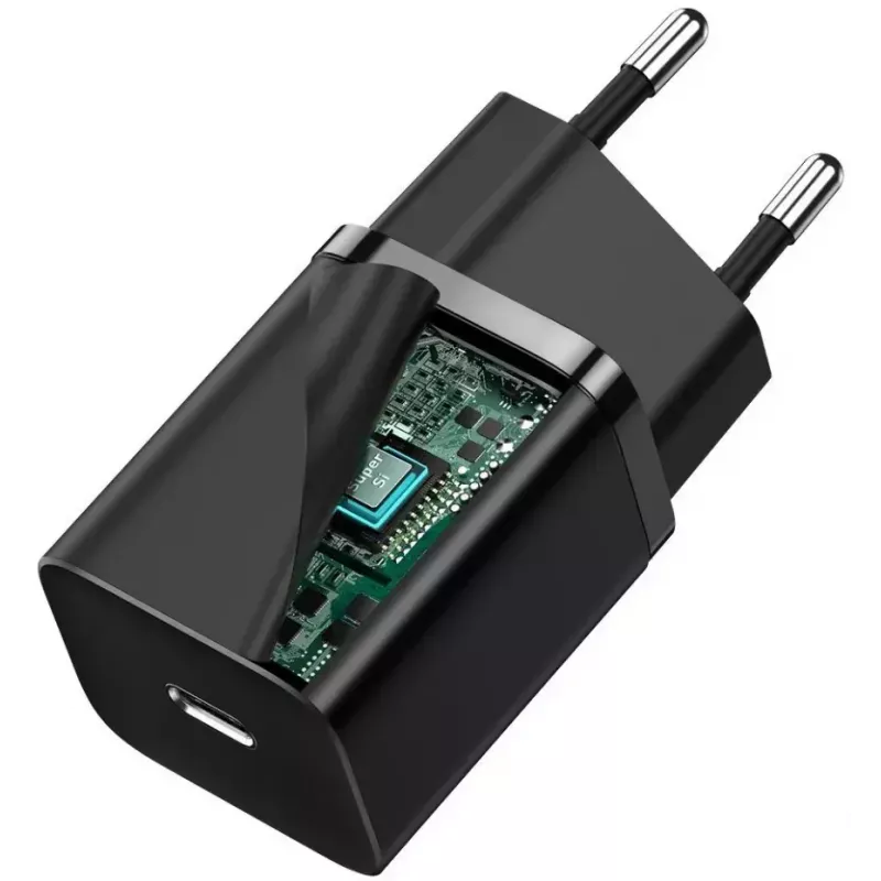 Cargador para dispositivos móviles Baseus CCSUPJ01 universal negro carga rápida