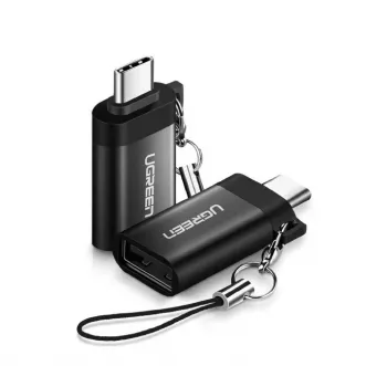 Adaptador de cable Ugreen 50283 USB-C USB-A negro