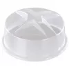 Tapa redonda para alimentos Hama S-Capo de plástico PU transparente