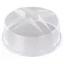 Tapa redonda para alimentos Hama S-Capo de plástico PU transparente