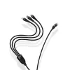 Baseus Flash Series 2 cable USB 3 en 1, USB-C + Micro USB + Lightning, 100 W, 1,2 m, azul