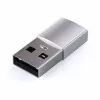 Satechi ST-TAUCS Adaptador USB-A USB-C Plateado