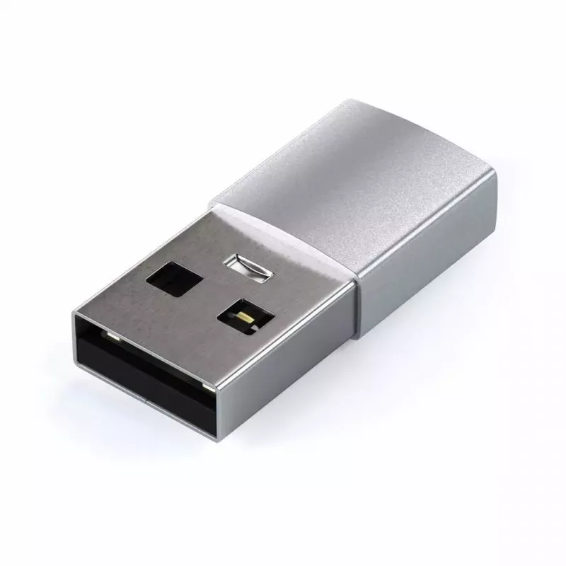Satechi ST-TAUCS Adaptador USB-A USB-C Plateado