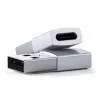 Satechi ST-TAUCS Adaptador USB-A USB-C Plateado