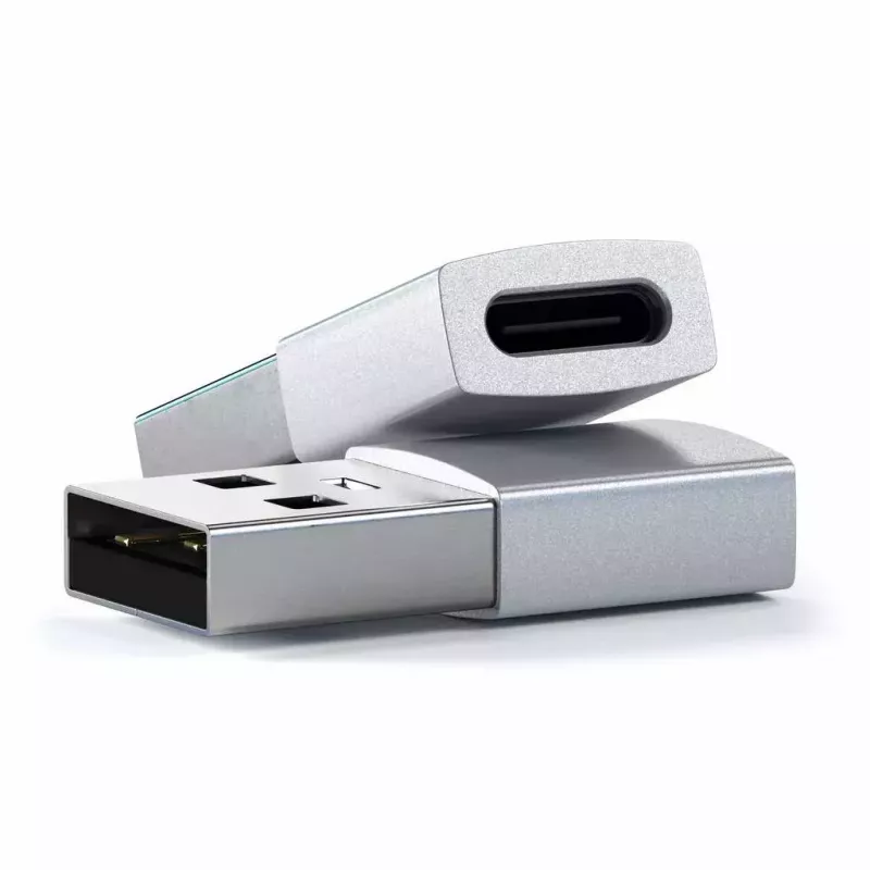 Satechi ST-TAUCS Adaptador USB-A USB-C Plateado