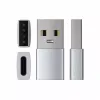 Satechi ST-TAUCS Adaptador USB-A USB-C Plateado