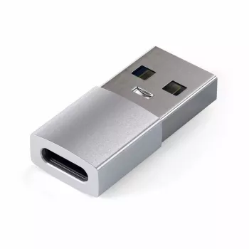 Satechi ST-TAUCS Adaptador USB-A USB-C Plateado