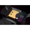 Bloque de agua EK Water Blocks Latón Cobre Negro Oro