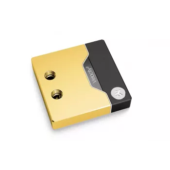 Bloque de agua EK Water Blocks Latón Cobre Negro Oro
