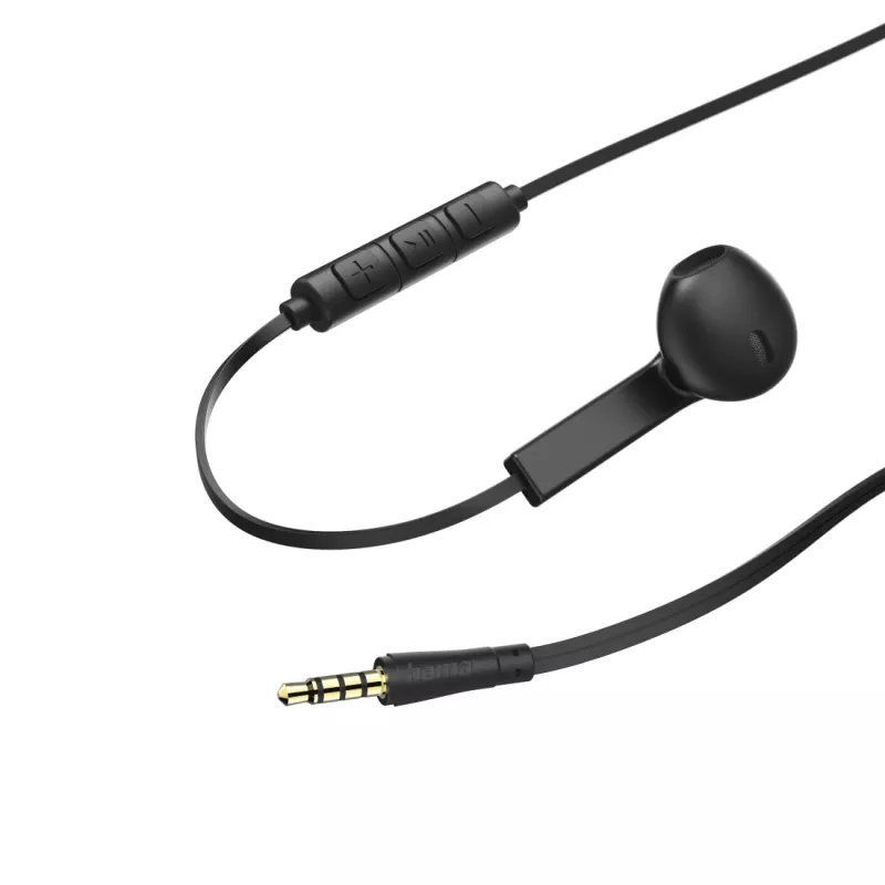 Hama Advance Auriculares con cable In-Ear llamadas/música Negro
