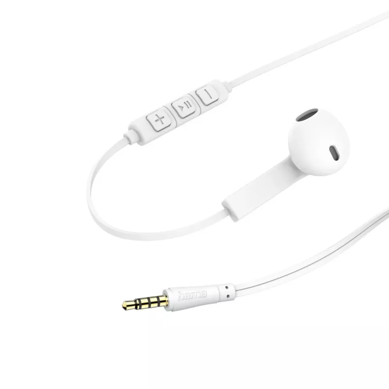 Hama Advance Auriculares con cable In-Ear llamadas/música Blanco