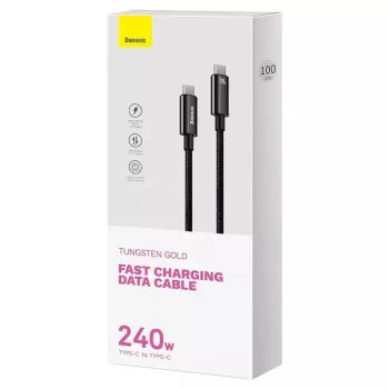 Cable USB Baseus TngstnGld ŞrjKbl Type-C-C 240W 2m