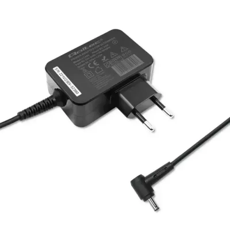 Cargador Qoltec 52408 Indoor AC portátil 19V 2.1A negro