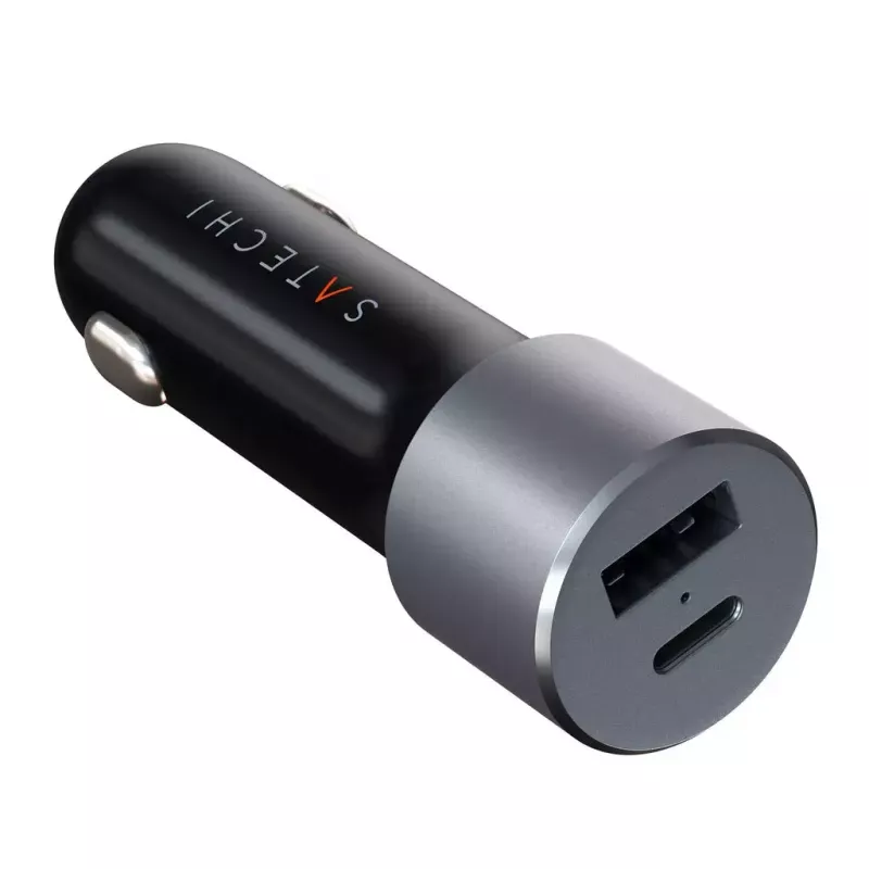 Cargador de coche Satechi ST-TCPDCCM 72W doble puerto USB Power Delivery carga rápida