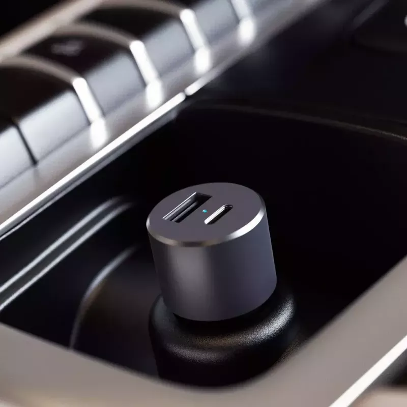 Cargador de coche Satechi ST-TCPDCCM 72W doble puerto USB Power Delivery carga rápida