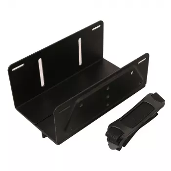 Soporte CPU Techly ICA-CS 62, soporte para ordenador montable bajo el escritorio, negro