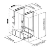 Techly 102239 soporte lateral para caja de PC, negro