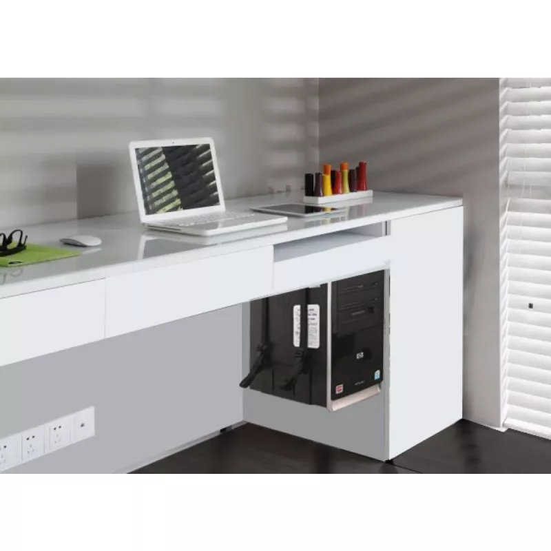 Techly 102239 soporte lateral para caja de PC, negro