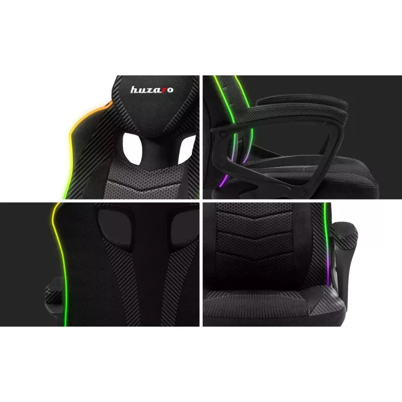 Huzaro Force 2.5 RGB Carbon Mesh silla gaming