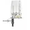 QuWireless QuSpot AX10S antena omnidireccional Wi-Fi + Bluetooth para Teltonika RUTX10, 2,4–6 GHz, 7 dBi, PoE/LAN, polarización vertical, IP67, blanca