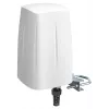 QuWireless QuSpot AX10S antena omnidireccional Wi-Fi + Bluetooth para Teltonika RUTX10, 2,4–6 GHz, 7 dBi, PoE/LAN, polarización vertical, IP67, blanca