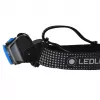 Linterna frontal Ledlenser MH7 negra azul — linterna frontal LED recargable, 400 lúmenes, batería integrada