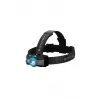 Linterna frontal Ledlenser MH7 negra azul — linterna frontal LED recargable, 400 lúmenes, batería integrada