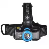 Linterna frontal Ledlenser MH7 negra azul — linterna frontal LED recargable, 400 lúmenes, batería integrada