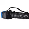 Linterna frontal Ledlenser MH7 negra azul — linterna frontal LED recargable, 400 lúmenes, batería integrada