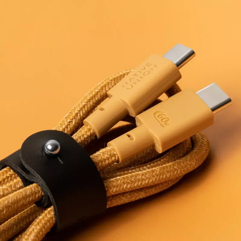 Native Union Belt Cable cable de USB-C a USB-C, 1,2 m, Kraft