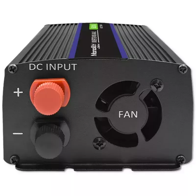 Convertidor de tensión QOLTEC Monolith 600 MS Wave 12V a 230V 600W, onda pura/sinusoidal o modificada según se indique