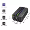 Convertidor de tensión QOLTEC Monolith 600 MS Wave 12V a 230V 600W, onda pura/sinusoidal o modificada según se indique