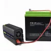 Inversor QOLTEC Monolith 600 W — 12 V a 230 V, USB PD 18 W, coche/interior, negro