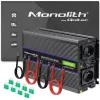 Convertidor de tensión QOLTEC Monolith 4000 MS Wave 12V a 230V 2000/4000W con USB