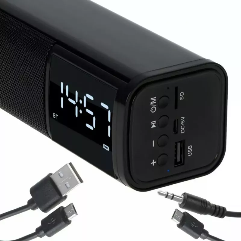 Altavoz Bluetooth portátil Adler AD 1191 5W, inalámbrico, compacto, negro