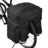 Bolsa de bicicleta Wozinsky WBB13BK 60L negra universal – bolsa para portaequipajes, capacidad 60 L