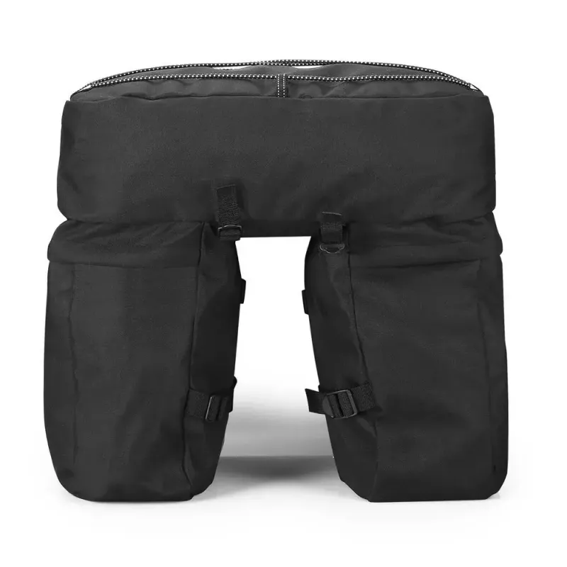 Bolsa de bicicleta Wozinsky WBB13BK 60L negra universal – bolsa para portaequipajes, capacidad 60 L