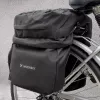 Bolsa de bicicleta Wozinsky WBB13BK 60L negra universal – bolsa para portaequipajes, capacidad 60 L
