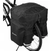 Bolsa de bicicleta Wozinsky WBB13BK 60L negra universal – bolsa para portaequipajes, capacidad 60 L