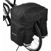 Bolsa de bicicleta Wozinsky WBB13BK 60L negra universal – bolsa para portaequipajes, capacidad 60 L