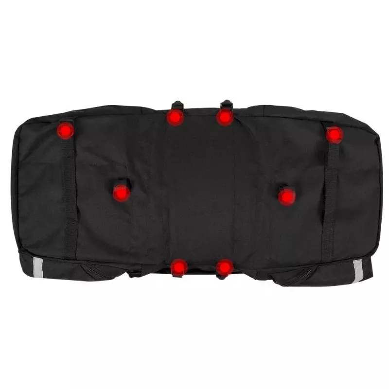 Bolsa de bicicleta Wozinsky WBB13BK 60L negra universal – bolsa para portaequipajes, capacidad 60 L