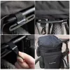 Bolsa de bicicleta Wozinsky WBB13BK 60L negra universal – bolsa para portaequipajes, capacidad 60 L
