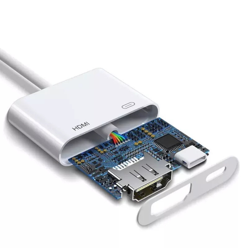 Adaptador Lightning a HDMI Joyroom S-H141 — Lightning (Apple) a HDMI FullHD 1080p 60 Hz, Blanco