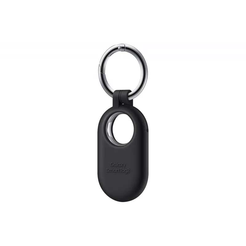 Samsung EF-PT560CBEGWW funda de silicona para Galaxy SmartTag2 con anilla mosquetón, negra