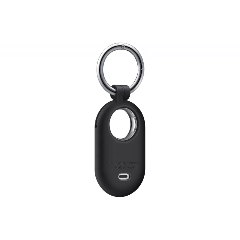 Samsung EF-PT560CBEGWW funda de silicona para Galaxy SmartTag2 con anilla mosquetón, negra