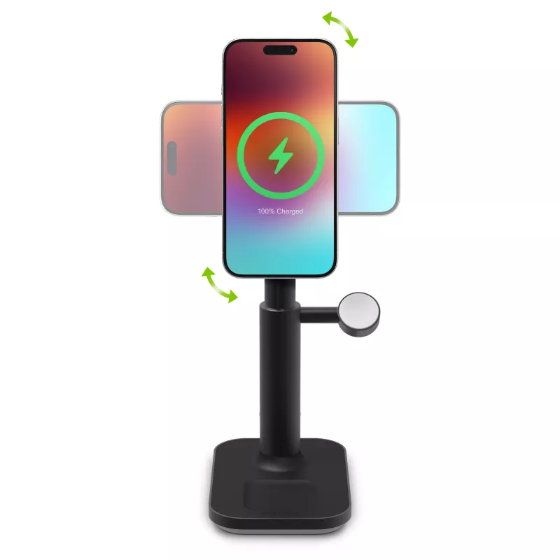 Soporte extensible 3 en 1 mophie MagSafe Cargador para interiores USB Smartphone Smartwatch Auriculares